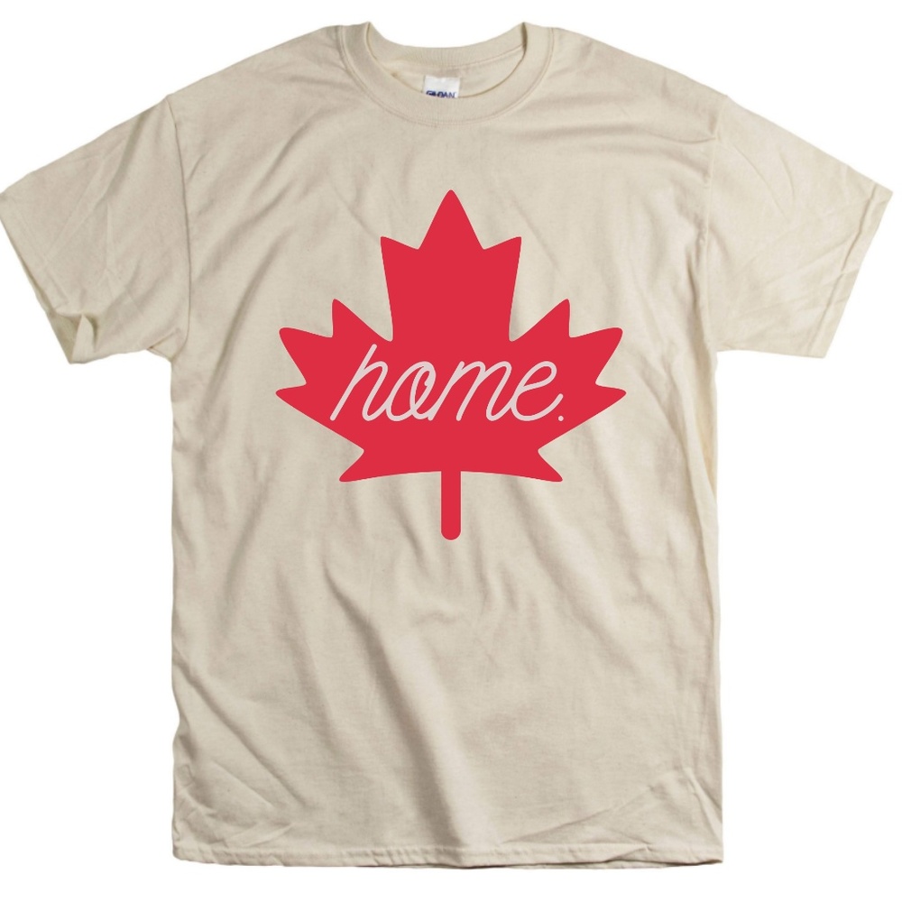 Home Canada Maple Leaf T-Shirt Canadian